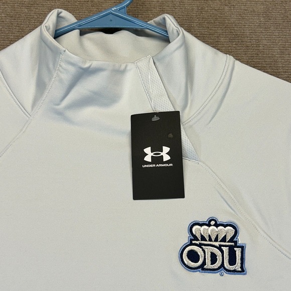 Old Dominion University Under Armour Motion Snap Pullover Womens Small Loose NEW - Picture 2 of 12